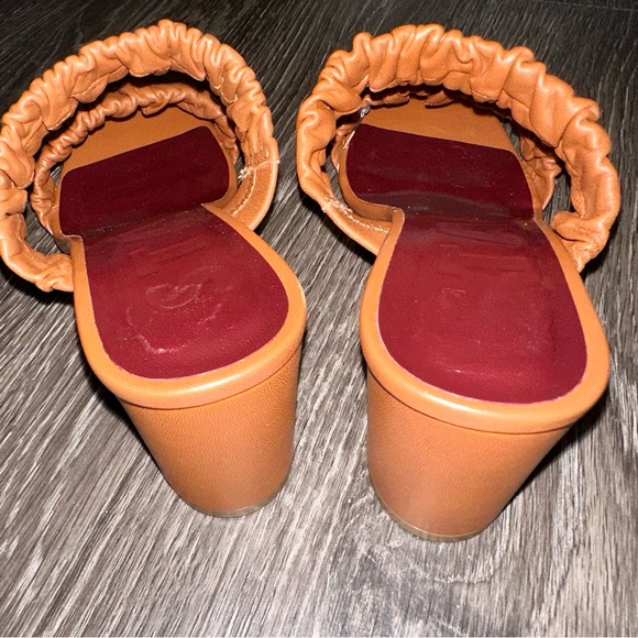 STAUD Leather Frankie Heeled Sandals - Picture 10 of 15